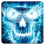 icon Neon Skull FBI Live Wallpaper for Samsung Galaxy Ace S5830I