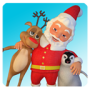 icon Talking Santa Claus and Santa Helpers