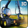 icon Hay Farm Truck Driver Logs 3D