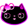 icon Neon Lily Kitty Live Wallpaper