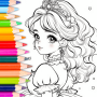 icon Doll Color: Princess Coloring for Meizu MX6