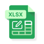 icon Edit XLSX Spreadsheets Reader for LG U