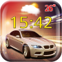 icon Cars Weather Clock Widget