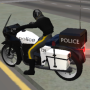 icon Police Traffic Bike 3D