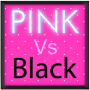 icon Pretty Pink Vs Black Keyboard Theme