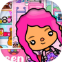 icon Happy TOCA boca Life World Town Hint for sharp Aquos Sense Lite