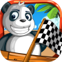 icon Turbo Toy Car Panda Beach Race