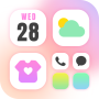icon Themepack - App Icons, Widgets for sharp Aquos R