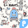 icon Doodle Robot Launcher theme for Uhans K5000
