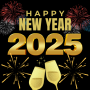 icon Happy New Year 2025 for LG K20 V