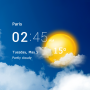 icon Transparent clock and weather for Sony Xperia XA2