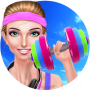 icon Gym Girl: Fitness Beauty Salon for Leagoo T5c