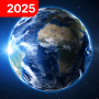 icon Live Earth Map - World Map 3D