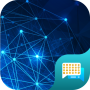 icon Blue Tech Free Emoji SMS Theme for verykool Orion Pro s5205