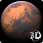 icon Mars in HD Gyro 3D